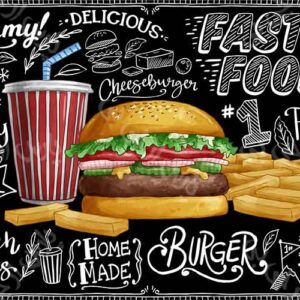 طرح لایه باز برگر