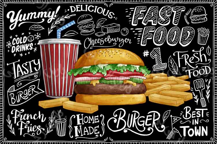 طرح لایه باز برگر