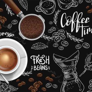 طرح پس زمینه قهوه